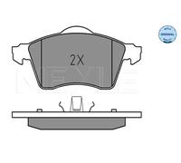 Brake pads Front Axle 025 218 8319 MEYLE for VW TRANSPORTER Mk IV Van