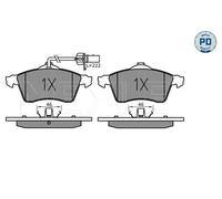 Brake pads Front Axle 025 218 8519/PD MEYLE for VW TRANSPORTER Mk IV Van