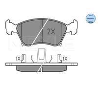 MEYLE 025 219 7617/W Brake pad set