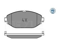 MEYLE 025 220 7619/PD Brake pad set