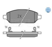 MEYLE 025 223 2618 Brake pad set