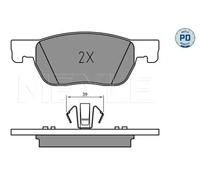 MEYLE 025 223 4220/PD Brake pad set