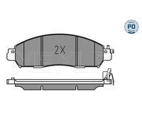 MEYLE 025 224 3917/PD Brake Pads Set Front for NP300 Alaskan Leaf NV200 Navara