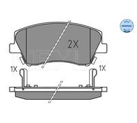 MEYLE 025 225 1817 Brake pad set