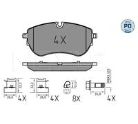 MEYLE 025 226 4420/PD Brake pad set