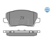 Brake pads Front Axle 025 229 0417 MEYLE for KIA PICANTO III