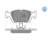 MEYLE 025 232 8717 Brake Pad Set, disc brake for BMW