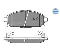 MEYLE 025 234 2016/W Brake pad set