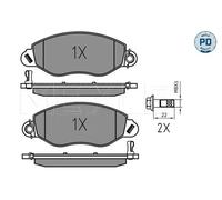 Brake pads Front Axle 025 234 3418/PD MEYLE for FORD TRANSIT Bus TRANSIT Van