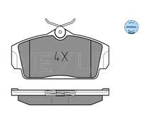 MEYLE 025 234 6316 Brake pad set