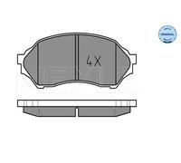 MEYLE 025 234 9016 Brake pad set