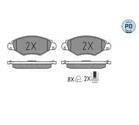 MEYLE 025 235 9718/PD Brake pad set