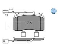 Brake pads Front Axle 025 237 5716 MEYLE for ALFA ROMEO GIULIETTA
