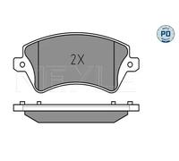 MEYLE 025 237 6617/PD Brake pad set