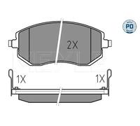 MEYLE 025 238 6517/PD Brake pad set