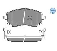 MEYLE 025 238 6517/W Brake pad set