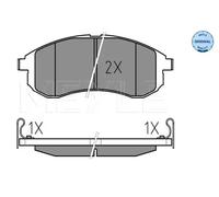 MEYLE 025 238 7914/W Brake pad set