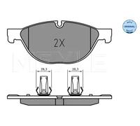 Brake pads Front Axle 025 238 9518 MEYLE for JAGUAR XJ XK II Coupe XF I