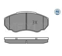 MEYLE 025 239 1719/PD Brake pad set