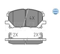 MEYLE 025 239 8916 Brake pad set