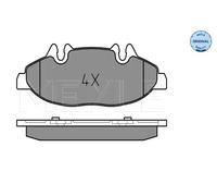 MEYLE 025 240 0720 Brake Pads Set Front for Mercedes Vito Viano