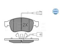 MEYLE 025 245 3819/W Brake pad set