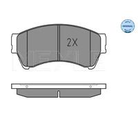 Meyle Brake Pad Set, Front Axle With anti-squeak plate 025 245 8217/W
