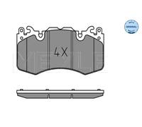 MEYLE 025 246 5916 Brake pad set