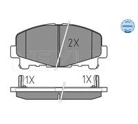 MEYLE 025 247 6616 Brake pad set
