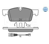 Brake pads Front Axle 025 252 2217 MEYLE for PEUGEOT 508 I 508 SW I
