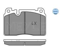 MEYLE 025 256 4316 Brake pad set