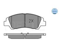 Brake pads Front Axle 025 259 7617 MEYLE for HYUNDAI i10 II i10 III