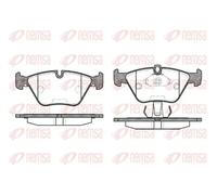 Brake pads Front Axle 0270.25 REMSA for BMW 5 5 Touring