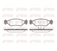 REMSA 0285.10 Brake pad set