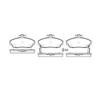 BRAKE PAD SET DISC BRAKE 0337.02 FOR MG EXPRESS/Hatchback/Van ROVER 200 25 1.4L