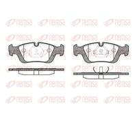 REMSA 0384.00 Brake pad set