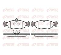 Brake pads Front Axle 0393.00 REMSA for OPEL DAIMLER DAEWOO