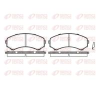 Brake pads Front Axle 0396.00 REMSA for MAZDA MITSUBISHI