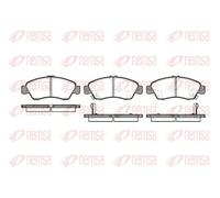 REMSA 0419.02 Brake Pad Set, disc brake for EVERUS,HONDA,HONDA (GAC)