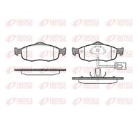 Brake pads Front Axle 0432.02 REMSA for FORD MONDEO MONDEO Saloon COUGAR