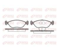 REMSA 0444.00 Brake pad set