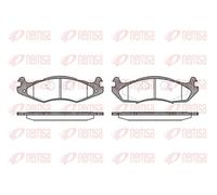 Brake pads Front Axle 0463.00 REMSA for JEEP HUMMER CHEVROLET