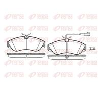Brake pads Front Axle 0487.11 REMSA for PEUGEOT FIAT CITROËN