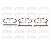 REMSA 0501.02 Brake pad set