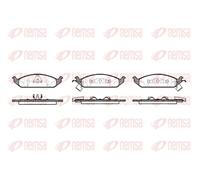 Brake pads Front Axle 0570.02 REMSA for CHRYSLER DODGE PLYMOUTH