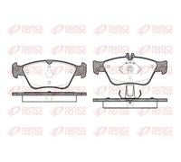 REMSA 0586.00 Brake pad set