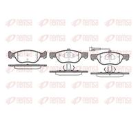 Brake pads Front Axle 0587.11 REMSA for FIAT ALFA ROMEO