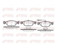 REMSA 0587.11 Brake pad set