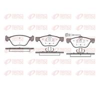 REMSA 0589.21 Brake pad set