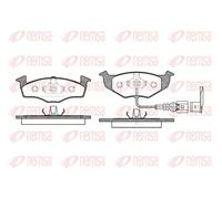 Brake pads Front Axle 0609.11 REMSA for SKODA VW